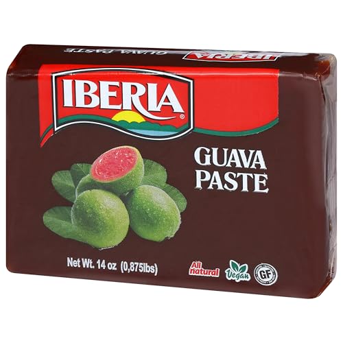 Iberia Guava Paste beside cheese board enhances tropical flavor.