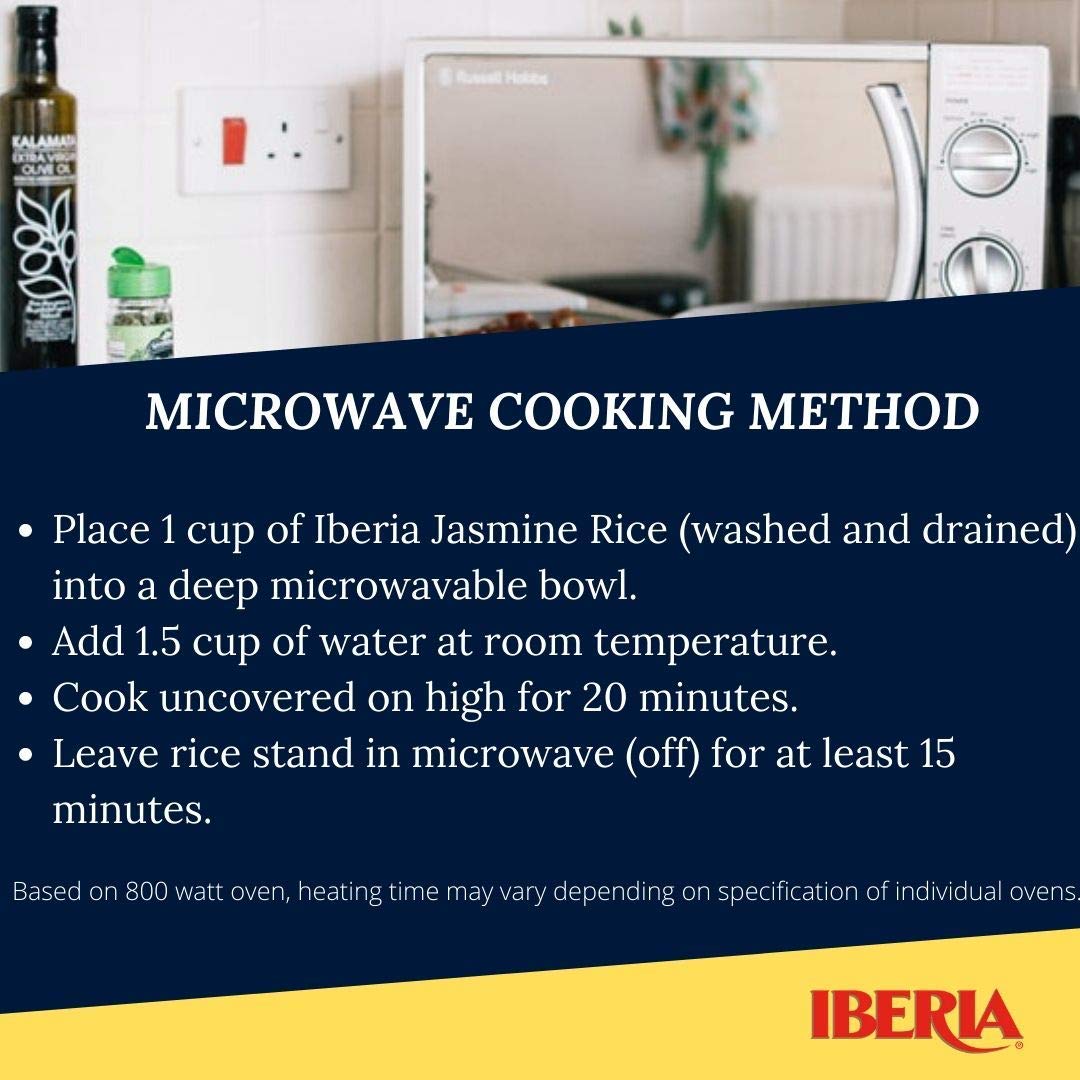 Iberia Jasmine Rice side-dish plate pairs with chicken or fish.