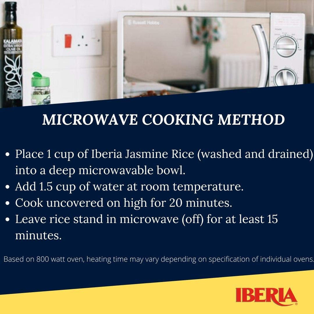 Iberia Jasmine Rice is vegan-friendly and naturally gluten-free.