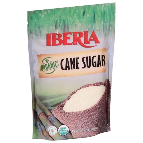 Iberia Organic Cane Sugar in baking and dessert applications.
