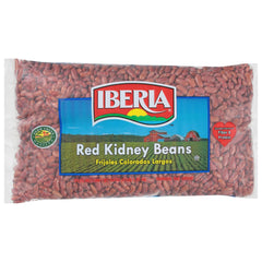 Iberia Red Kidney Beans bulk 4 lb bag for hearty soups and plant-based meals.