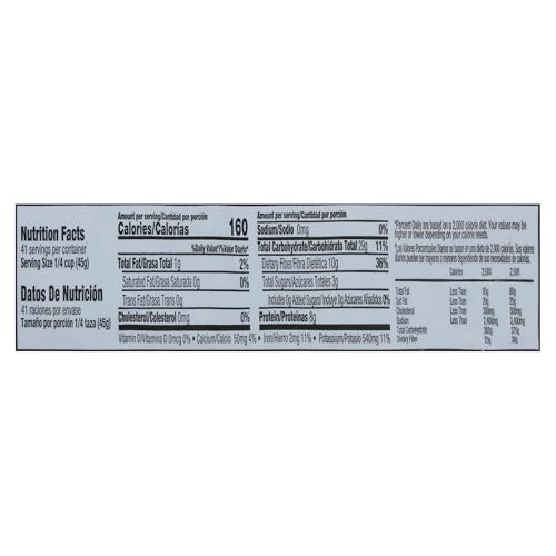 Iberia Small Red Beans nutrition facts highlight fiber, iron, and potassium