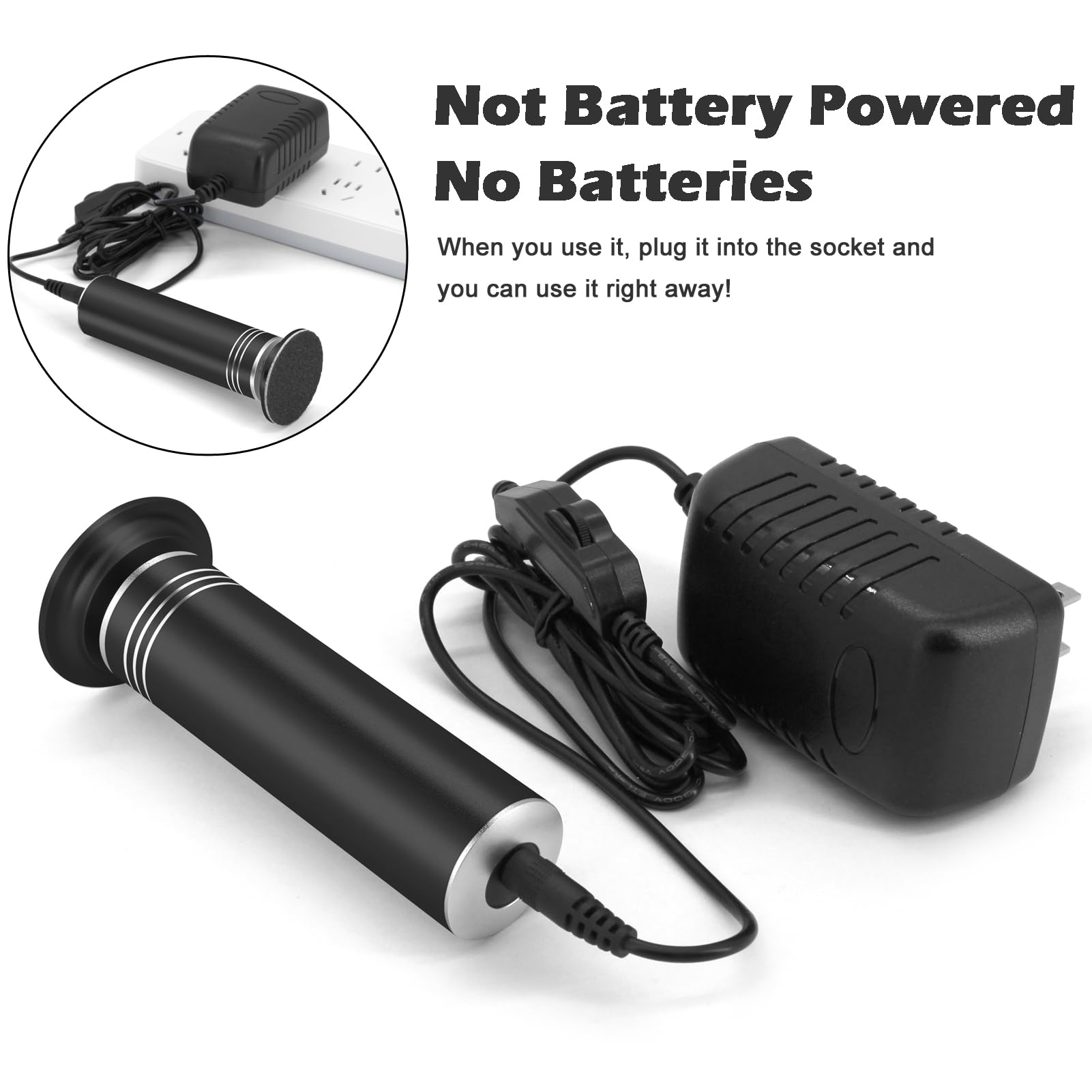 IBN G corded power-design illustration clarifies non-battery operation for consistent power.