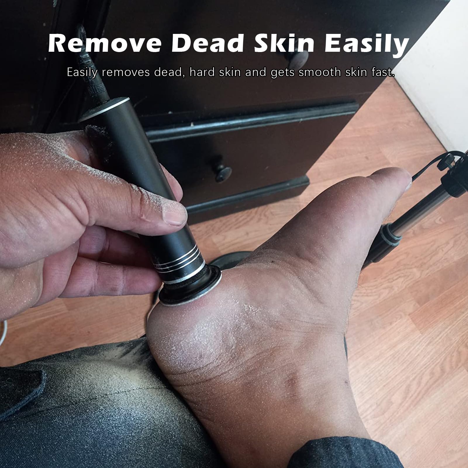 IBN G ergonomic handle highlights comfortable grip during foot care sessions.