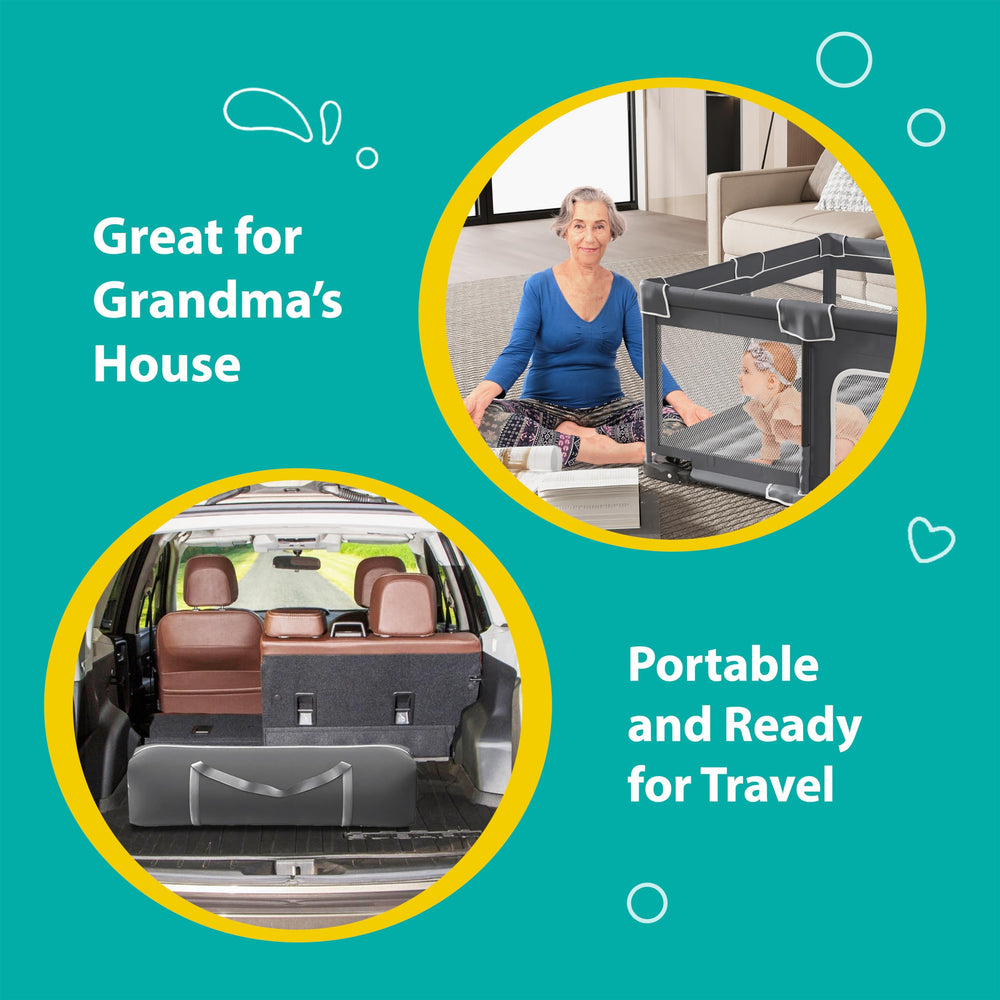ICAREWAY removable breathable mat cushions crawlers with easy cleaning