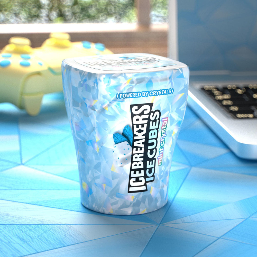 Ice Breakers ADA accepted logo signals trusted sugar-free gum option.