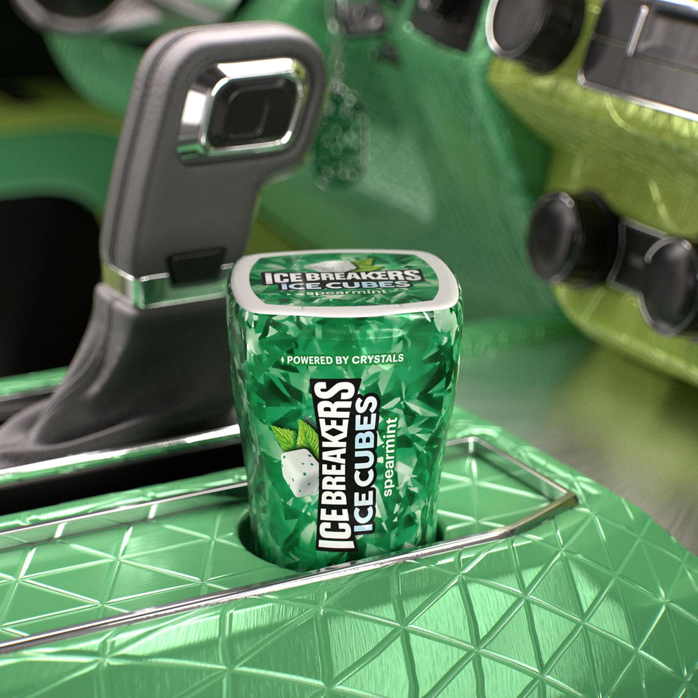 Ice Breakers ADA-approved mint gum for lasting freshness after meals