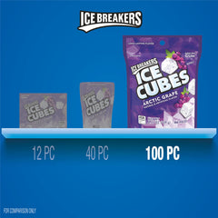 Gum cubes in a car cup holder for quick breath refresh.