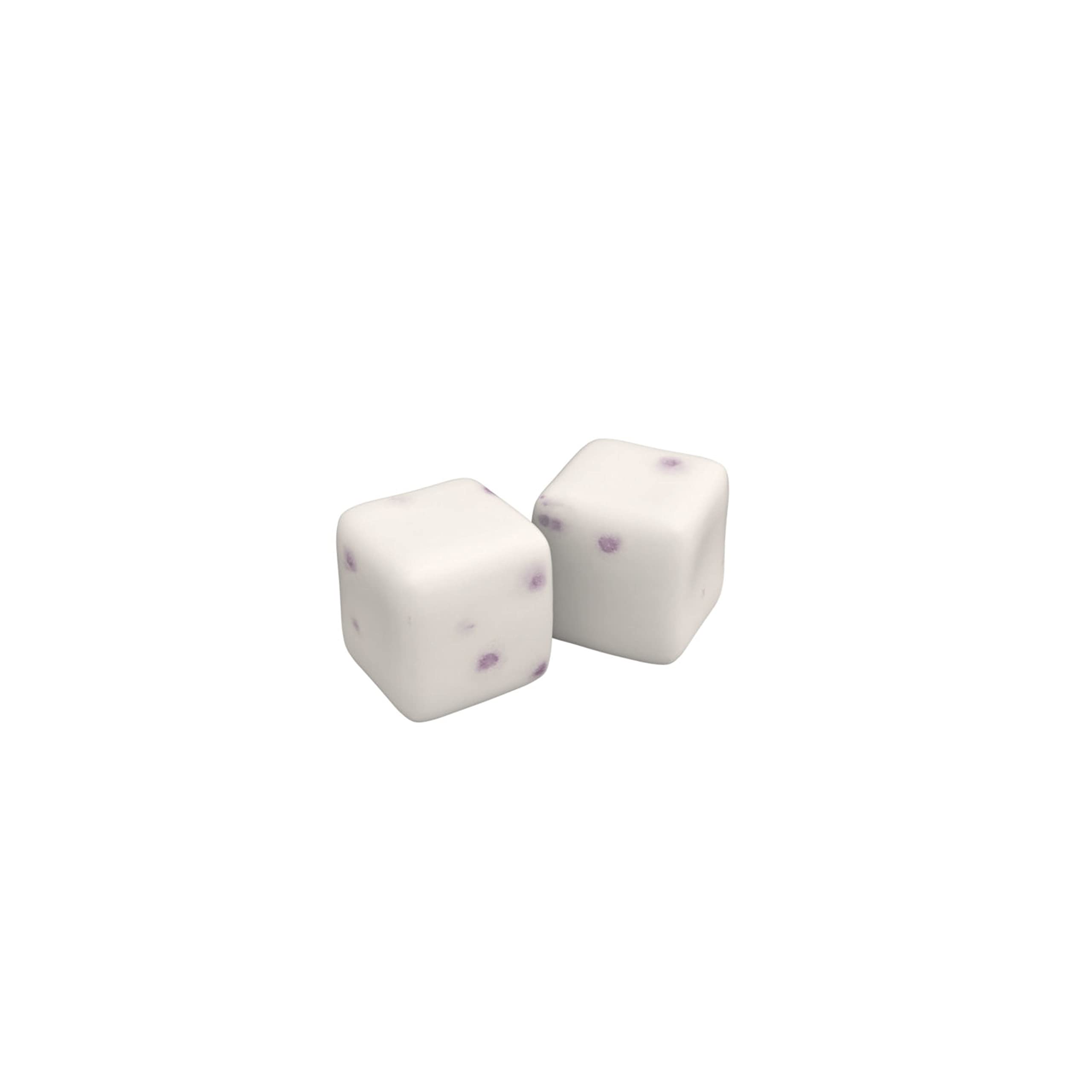 Shelf display of Arctic Grape cubes in a cool, inviting setup.