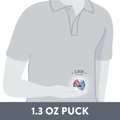 Eight 1.3-ounce pucks inside the Ice Breakers Duo box.