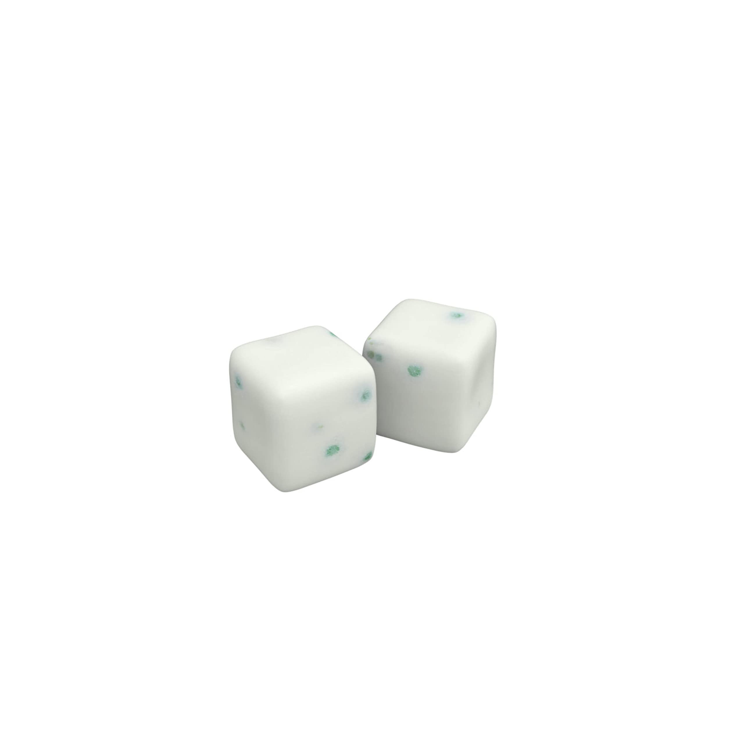 Ice Breakers Ice Cubes spearmint on office desk for fresh breath.