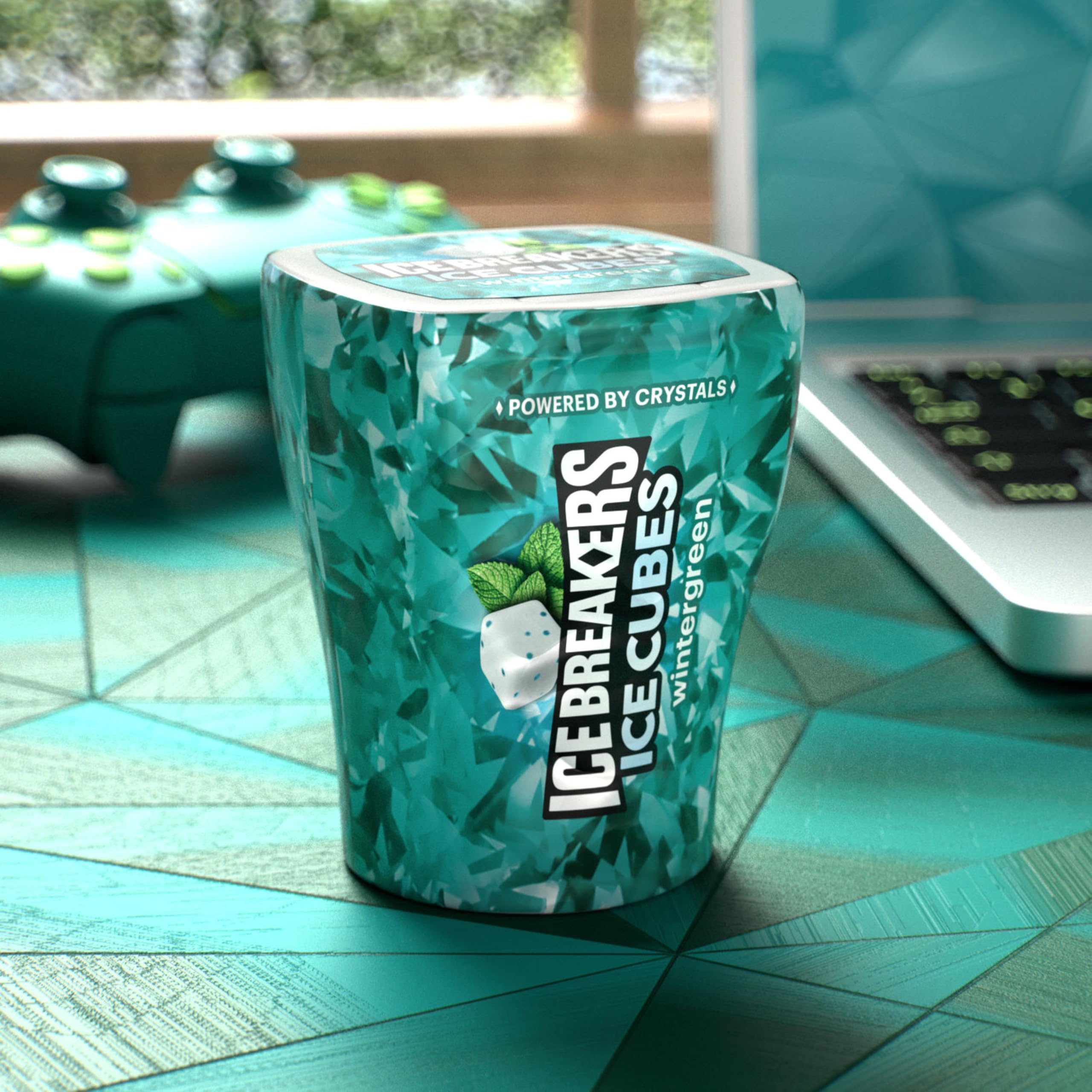 Ice Breakers Ice Cubes Wintergreen gift bag fill for parties or gifting.