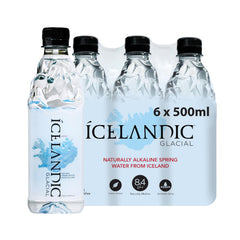 Icelandic Glacial natural spring bottle with glacier-inspired design for premium hydration on the go