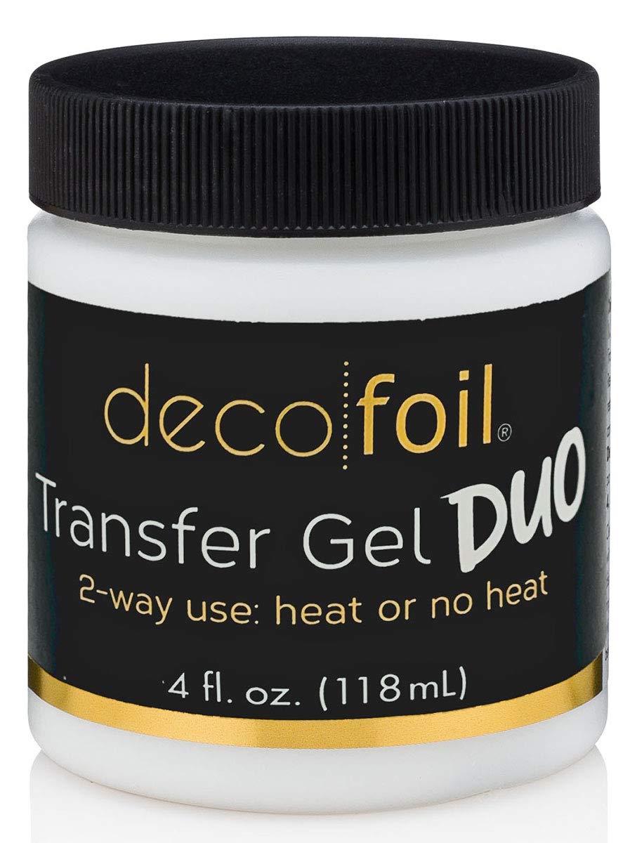 iCraft Deco Foil Transfer Gel DUO close-up of jar texture for easy application.