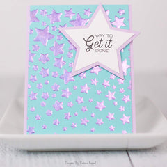 iCraft Deco Foil Transfer Gel DUO in a heat transfer setup with a laminator.