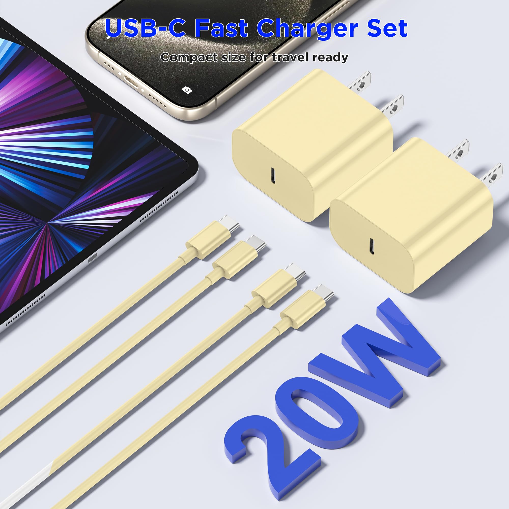 Icseio charger compatible with iPhone 17/16/15 family for fast charging
