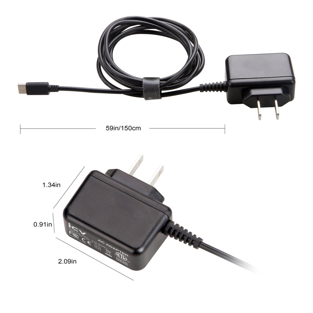 iCV charger with overcurrent and overheat protection for safer charging.