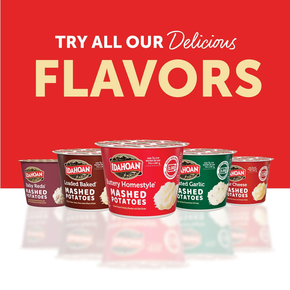 Idahoan pairs well with meat and vegetables for variety.