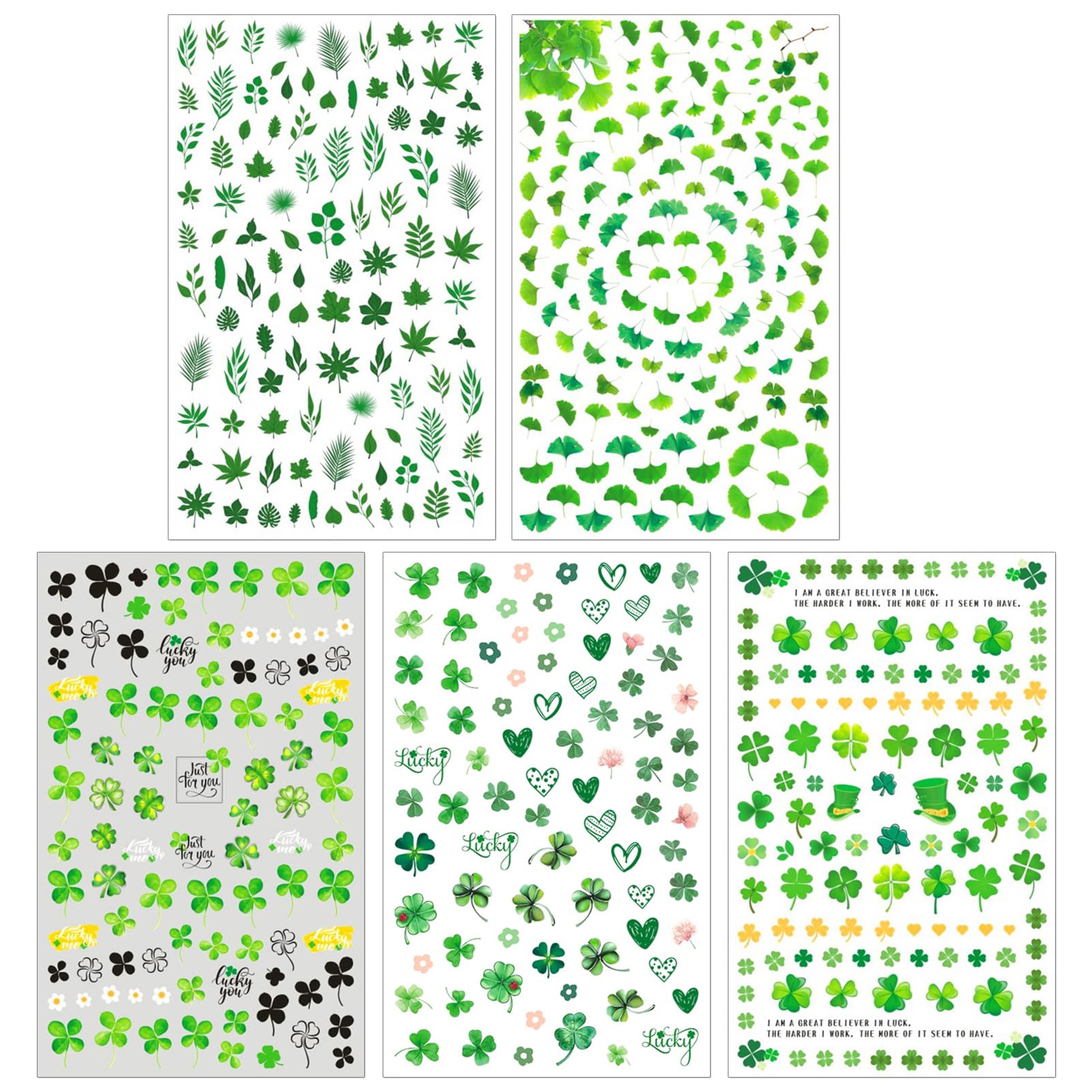 IDDFEVE St. Patrick's Day decals suit nails, phone cases, and cards for festive decorating