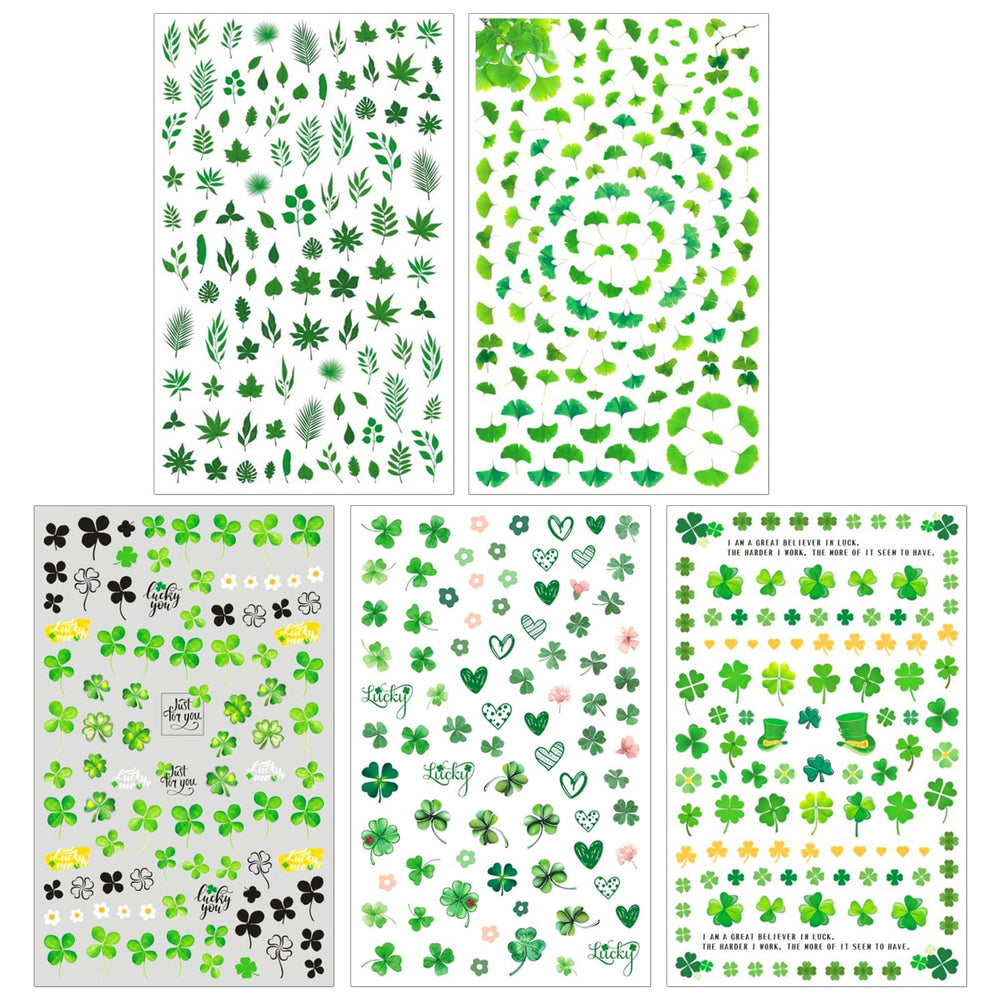 IDDFEVE St. Patrick's Day decals suit nails, phone cases, and cards for festive decorating