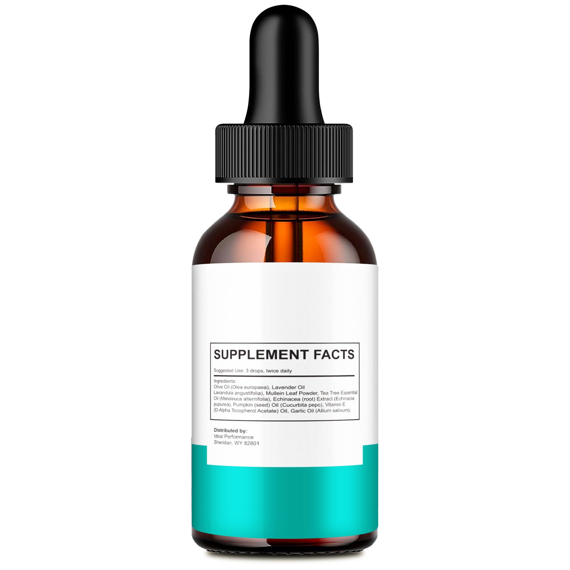 IDEAL PERFORMANCE Cortexi hearing support liquid drops ready for convenient dosing.