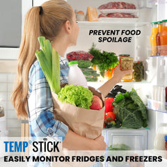 Ideal Sciences Temp Stick live alerts indicate real-time condition notices.