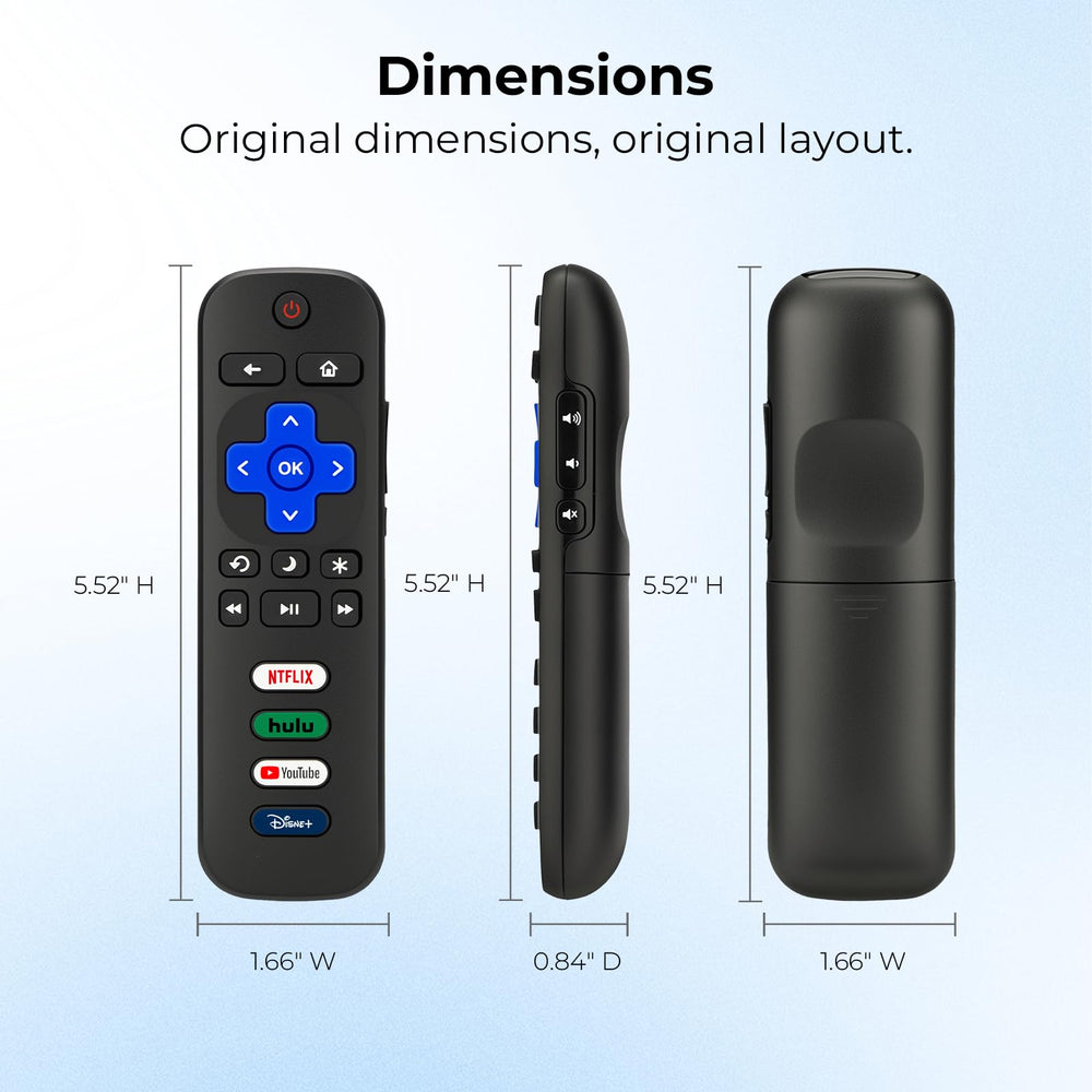 IDGPUW Roku remote 3-pack in box ready to ship