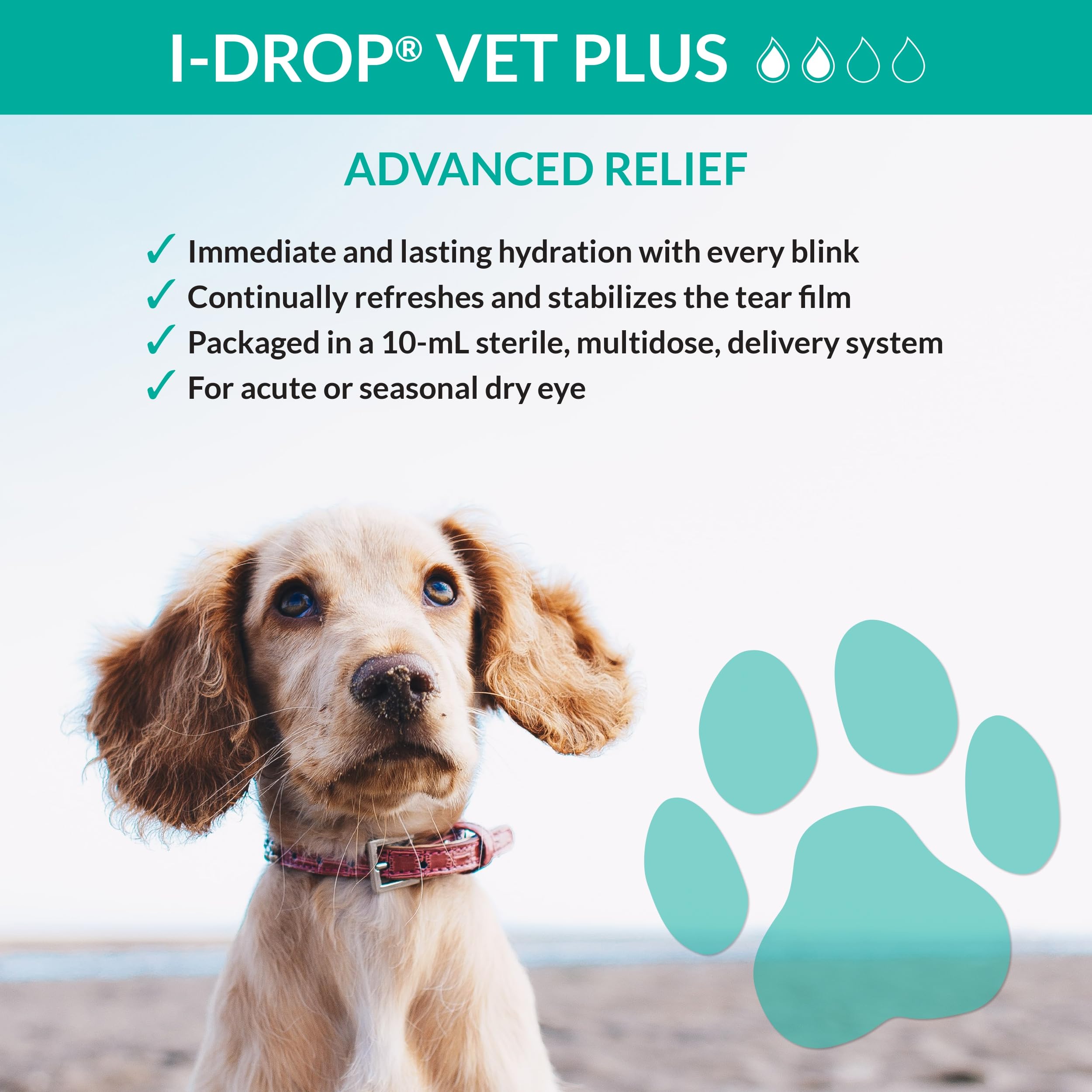 I-DROP VET PLUS applicator-tip close-up showing easy application.