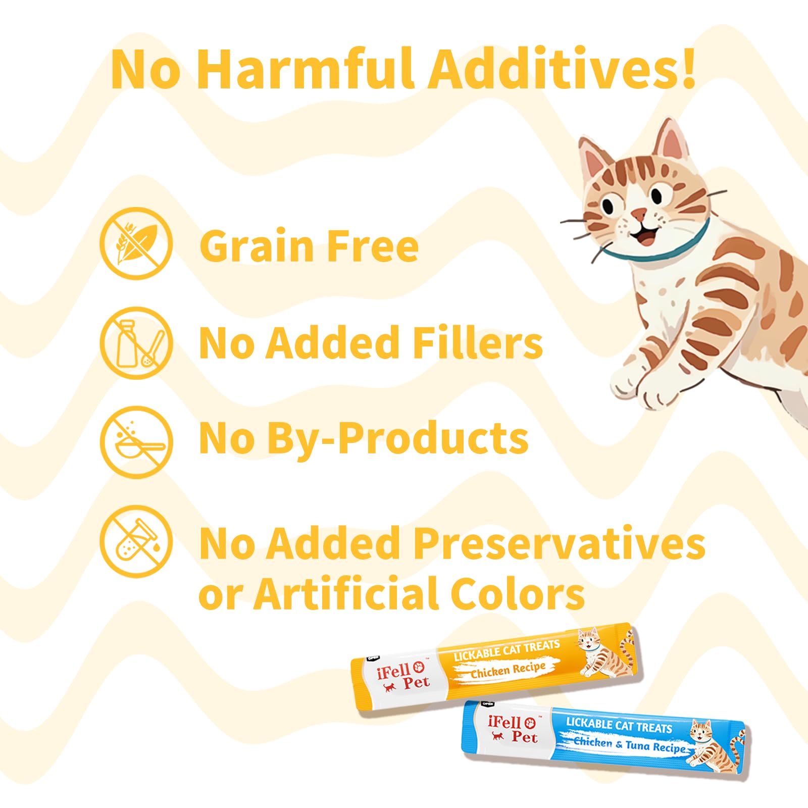IFELLO PET squeezable tube closeup with creamy texture