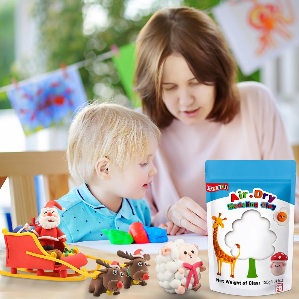 ifergoo non-toxic clay safe for children during art time