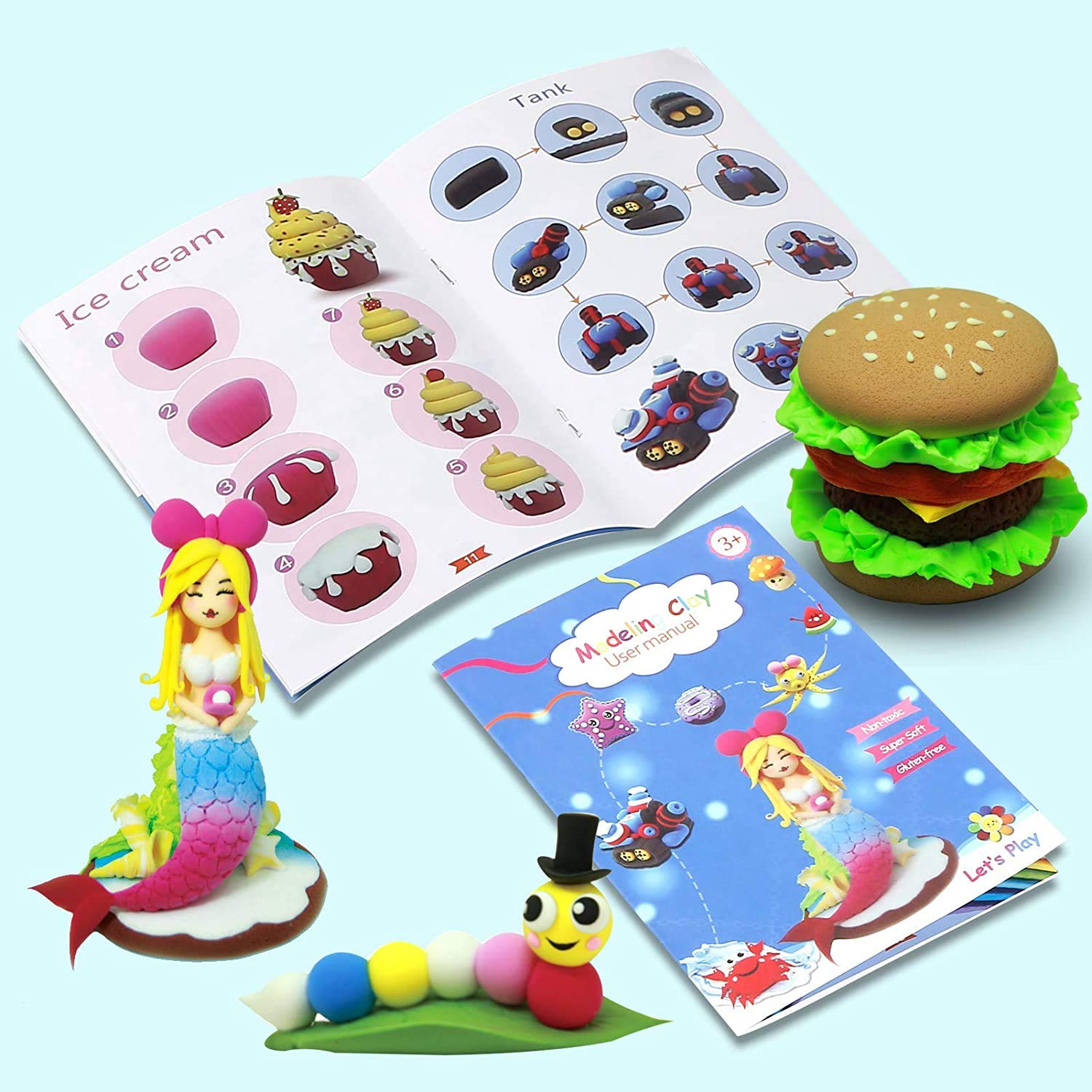 ifergoo slime add-ins clay ideas for creative projects