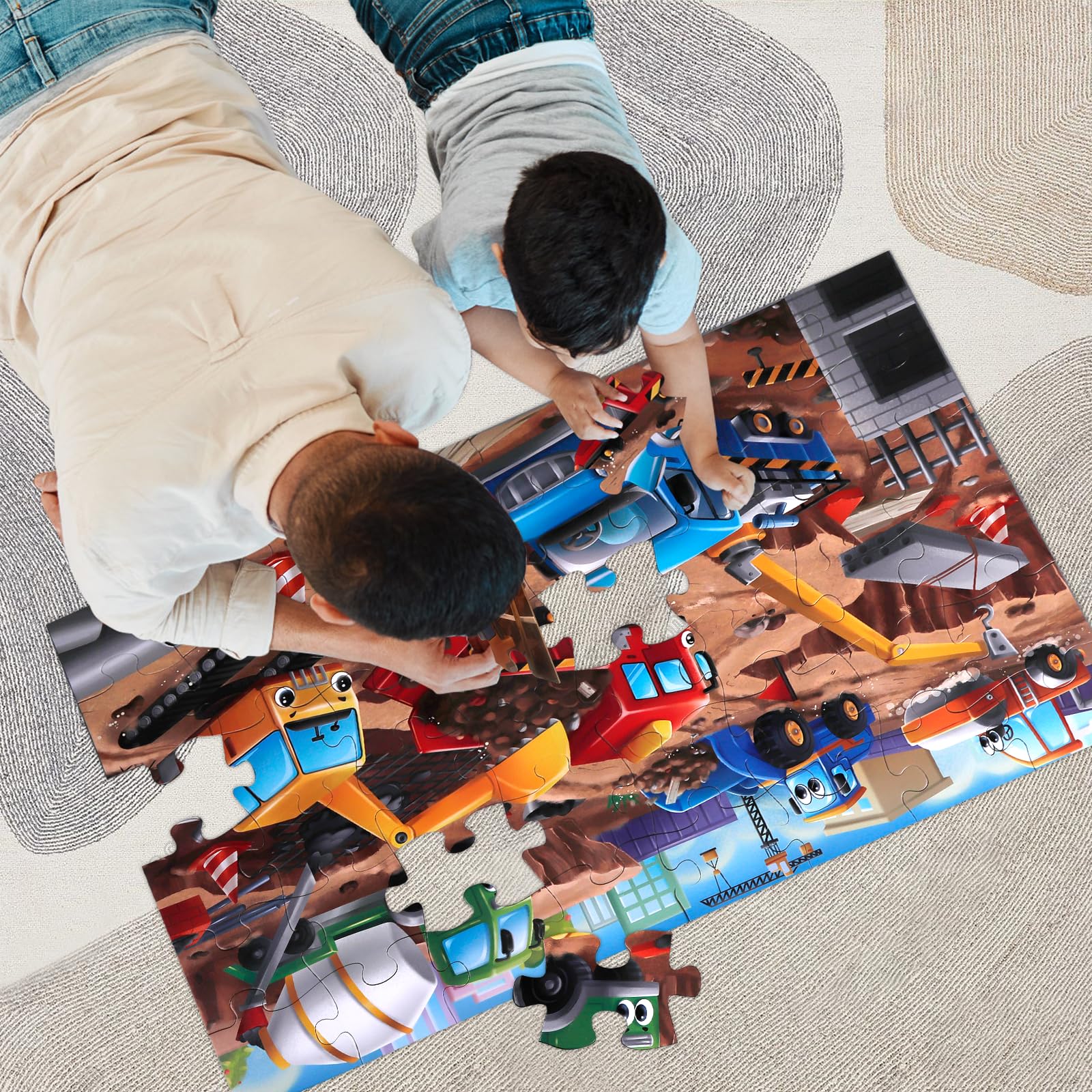 IFLOVE non-toxic ink puzzle colors stay bright and safe for kids.