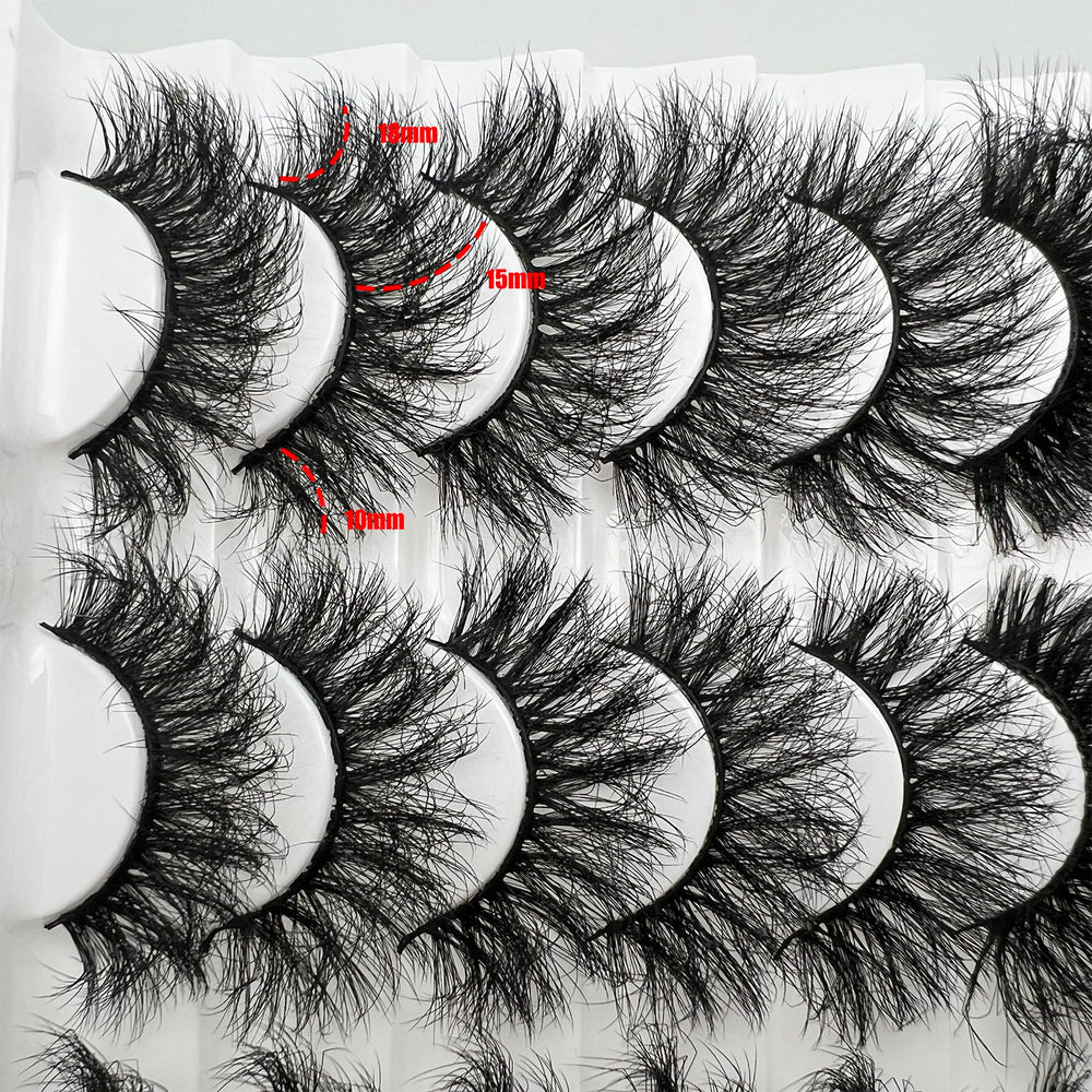 IFSOWDRA mink lashes strip beginner friendly for quick application.