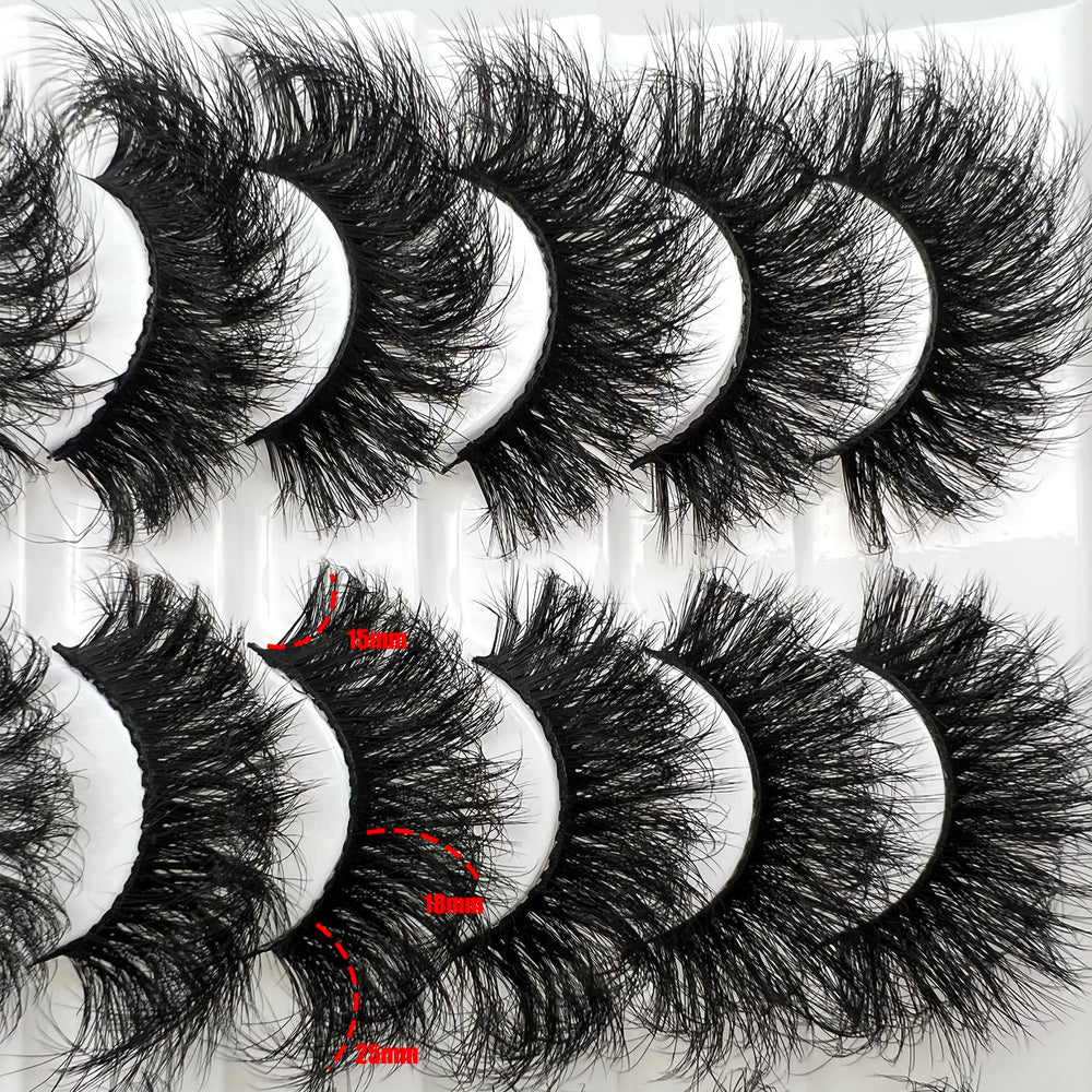 IFSOWDRA mink lashes strip natural look 25mm for everyday wear.