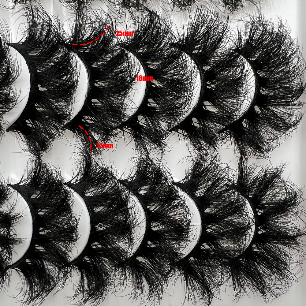 IFSOWDRA mink lashes strip soft cotton band for easy shaping and comfort.
