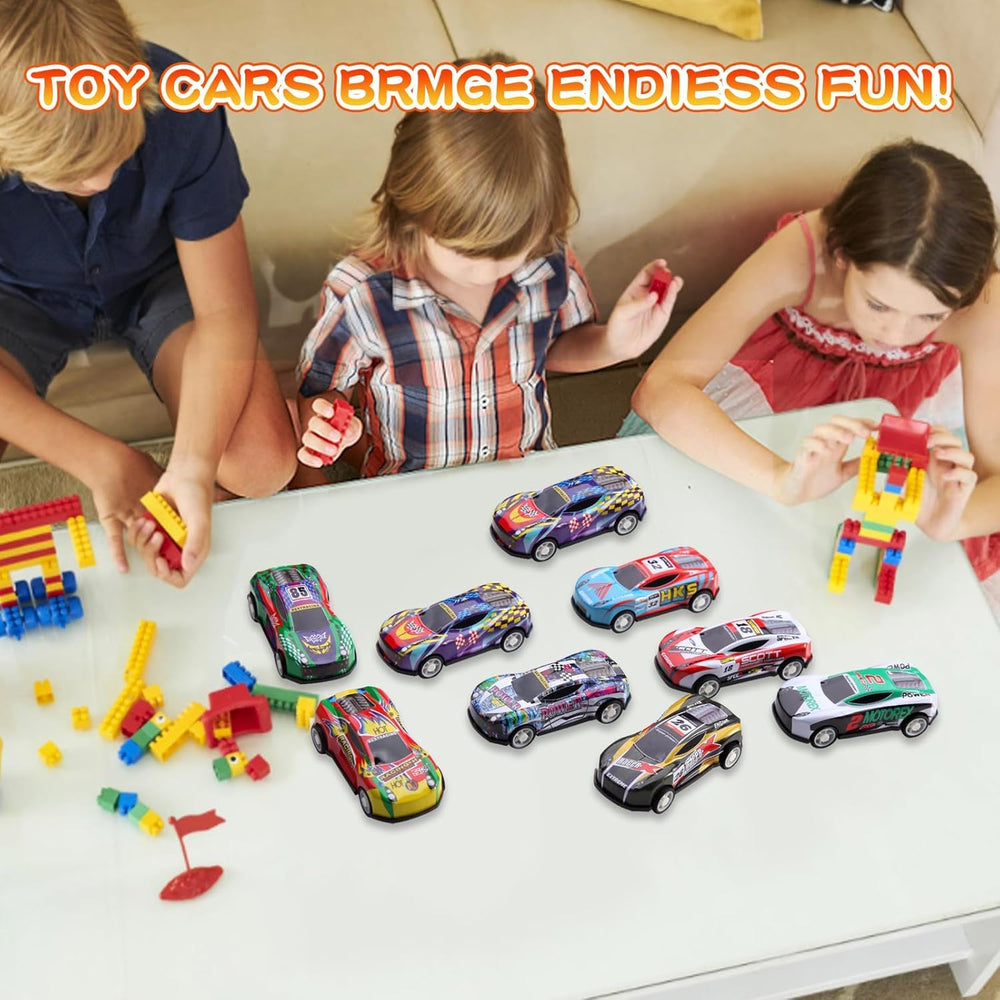 iFunLong bright colored cars with ABS plastic body