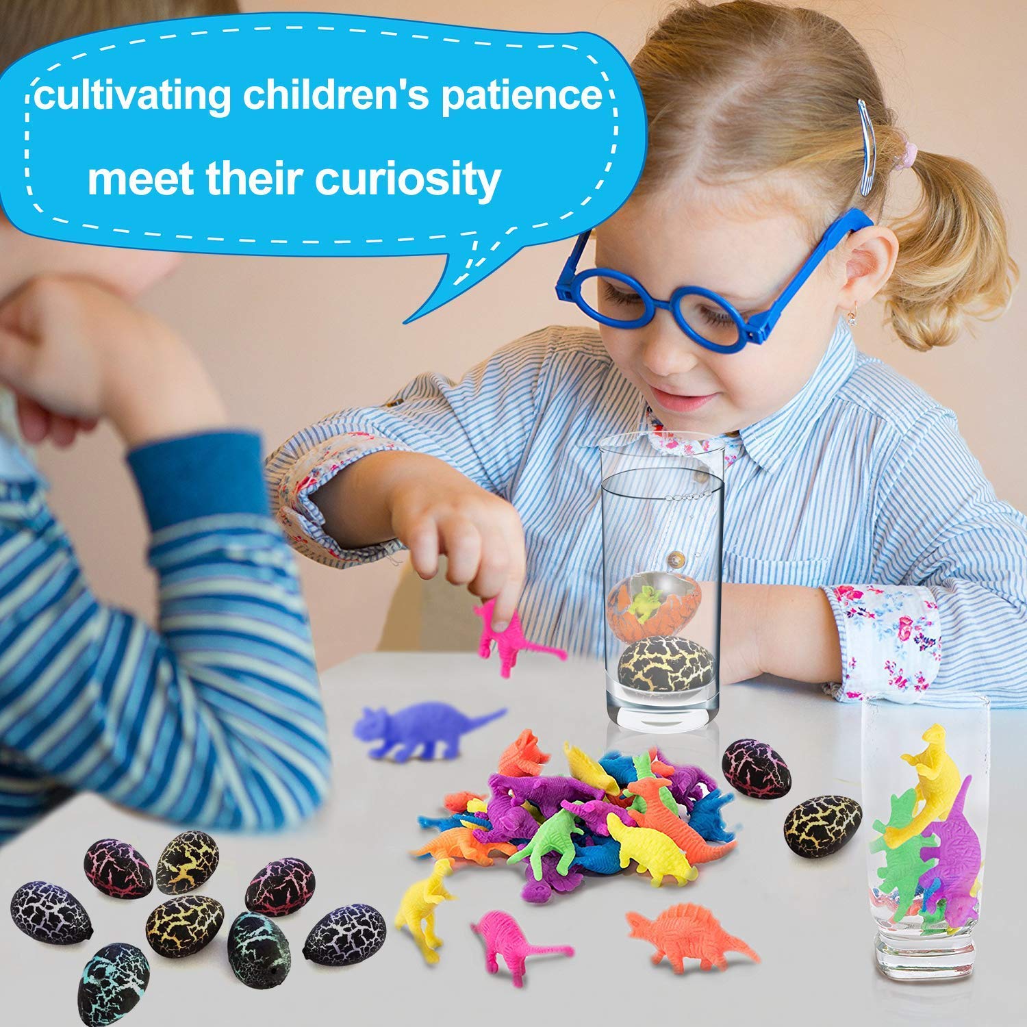 igeekid dinosaur eggs crack appearance kid-safe materials