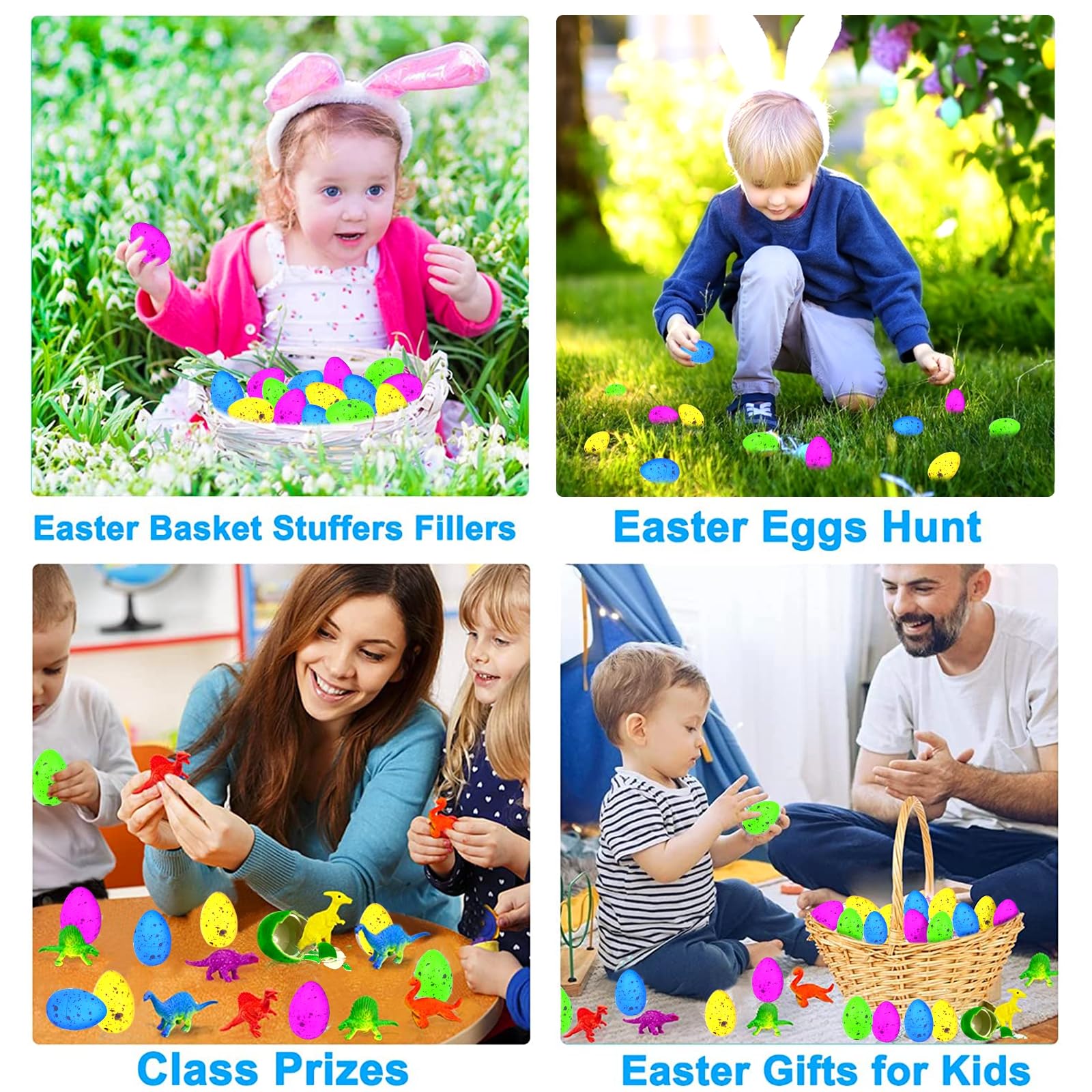 iGeeKid Easter egg stuffers dino hidden inside festive eggs for celebrations