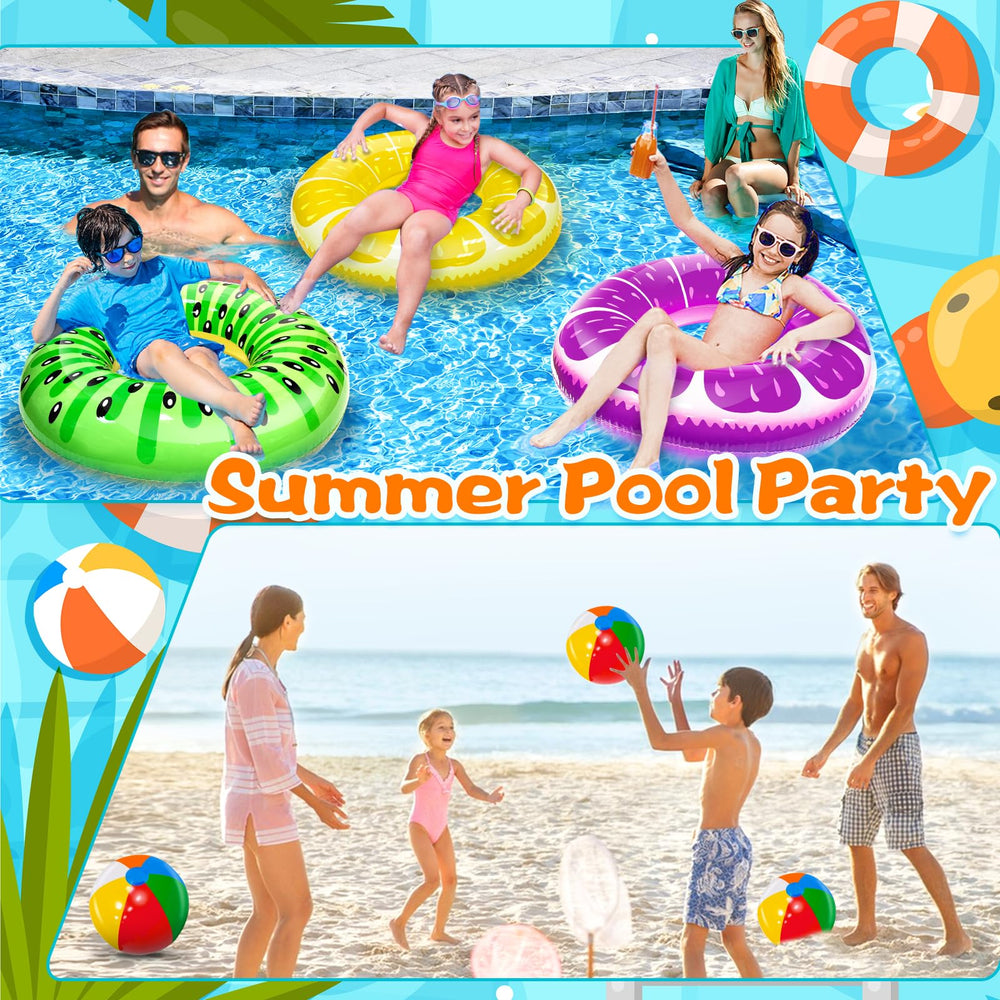 igeekid grape pool float adds color for family pool play.
