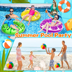 igeekid grape pool float adds color for family pool play.