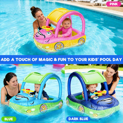 iGeeKid cushioned seat with rounded edges for a comfy ride.