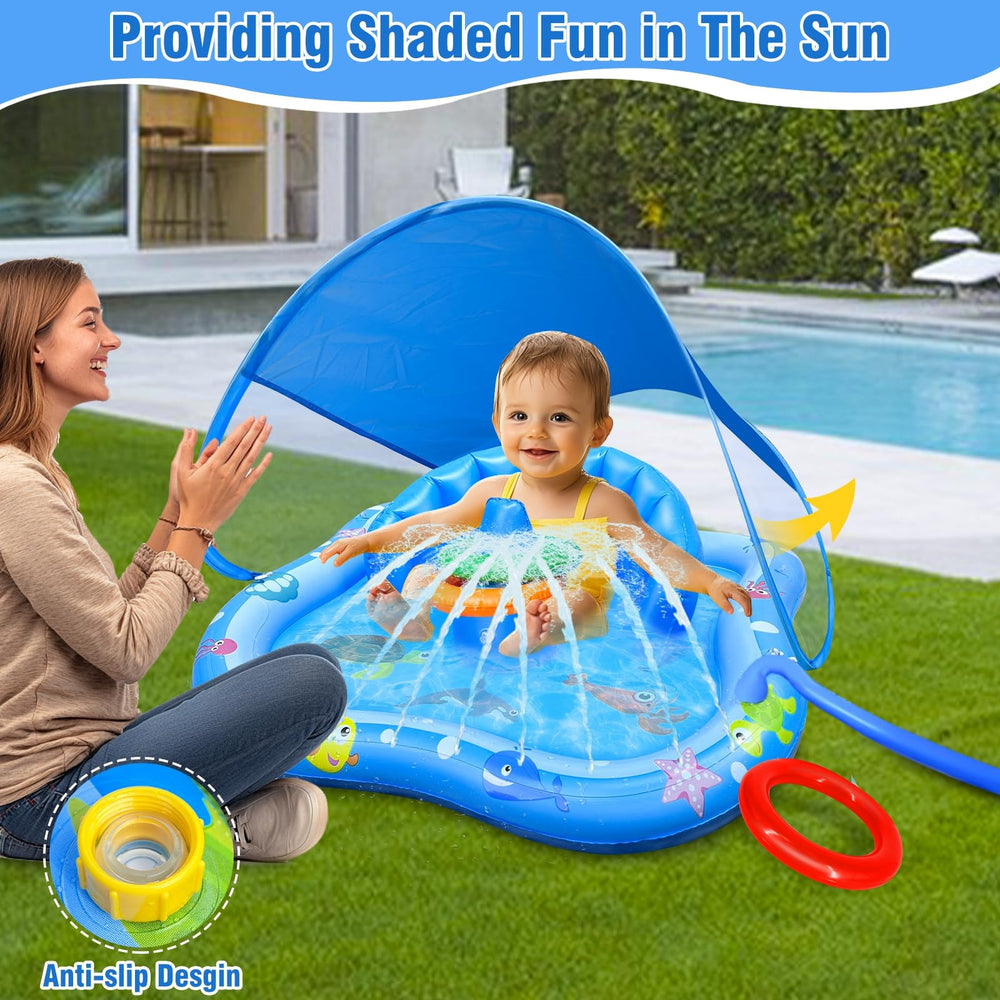 iGeeKid portable design works at garden, beach, or backyard pool