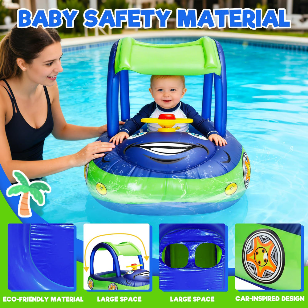 iGeeKid steering wheel and horn design adds playful water interaction.