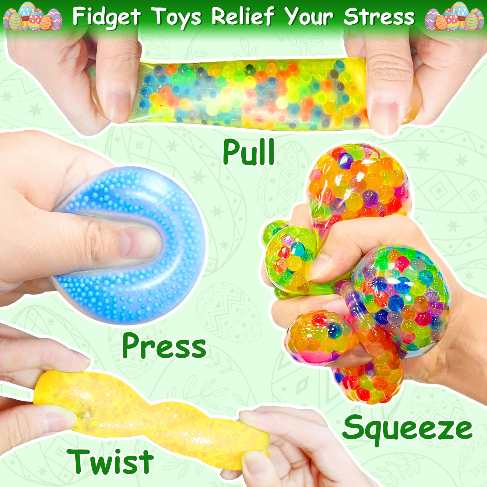 iGeeKid six-color plastic eggs suit classroom prizes and party favors