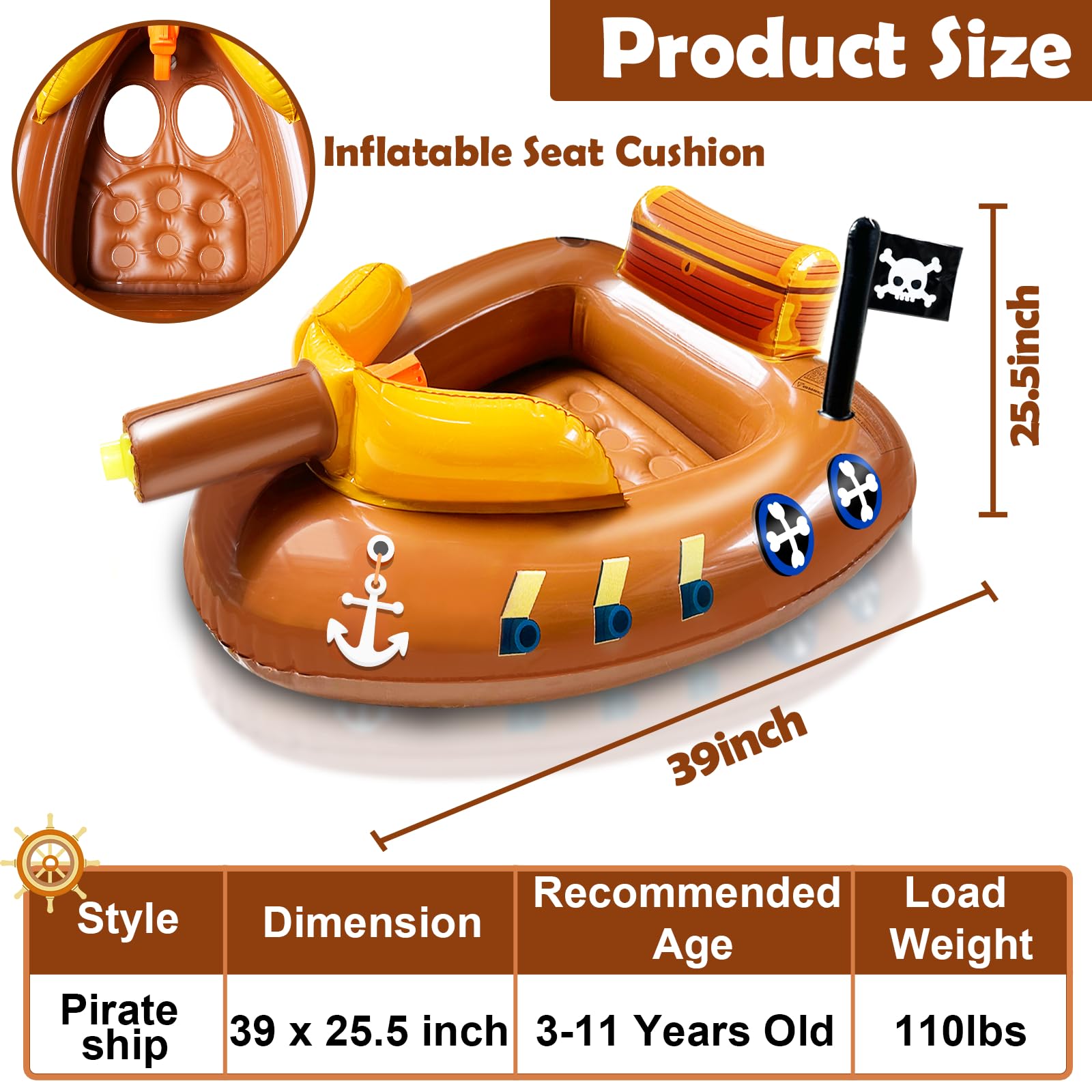 iGeeKid water cannon pool toy with long spray range for splashing battles
