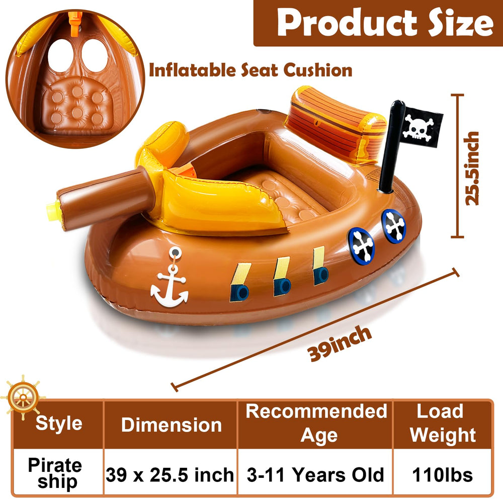 iGeeKid water cannon pool toy with long spray range for splashing battles