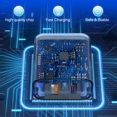 iGENJUN 20W PD fast-charge close-up highlighting rapid charging