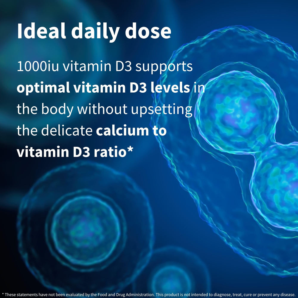 Igennus 1000IU D3 tablets package on shelf for daily intake
