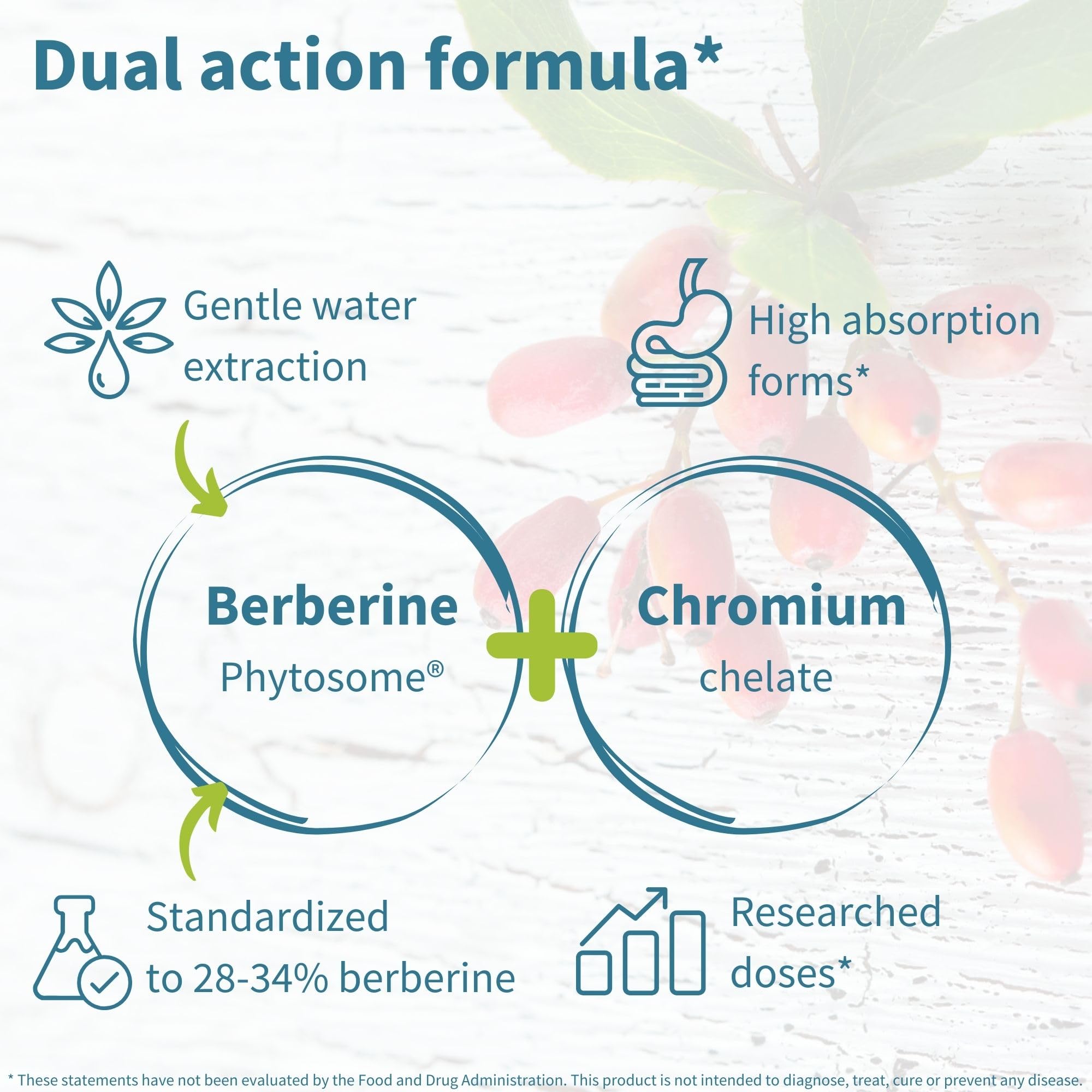 Igennus Berberine Phytosome label close-up emphasizes standardized extract quality.