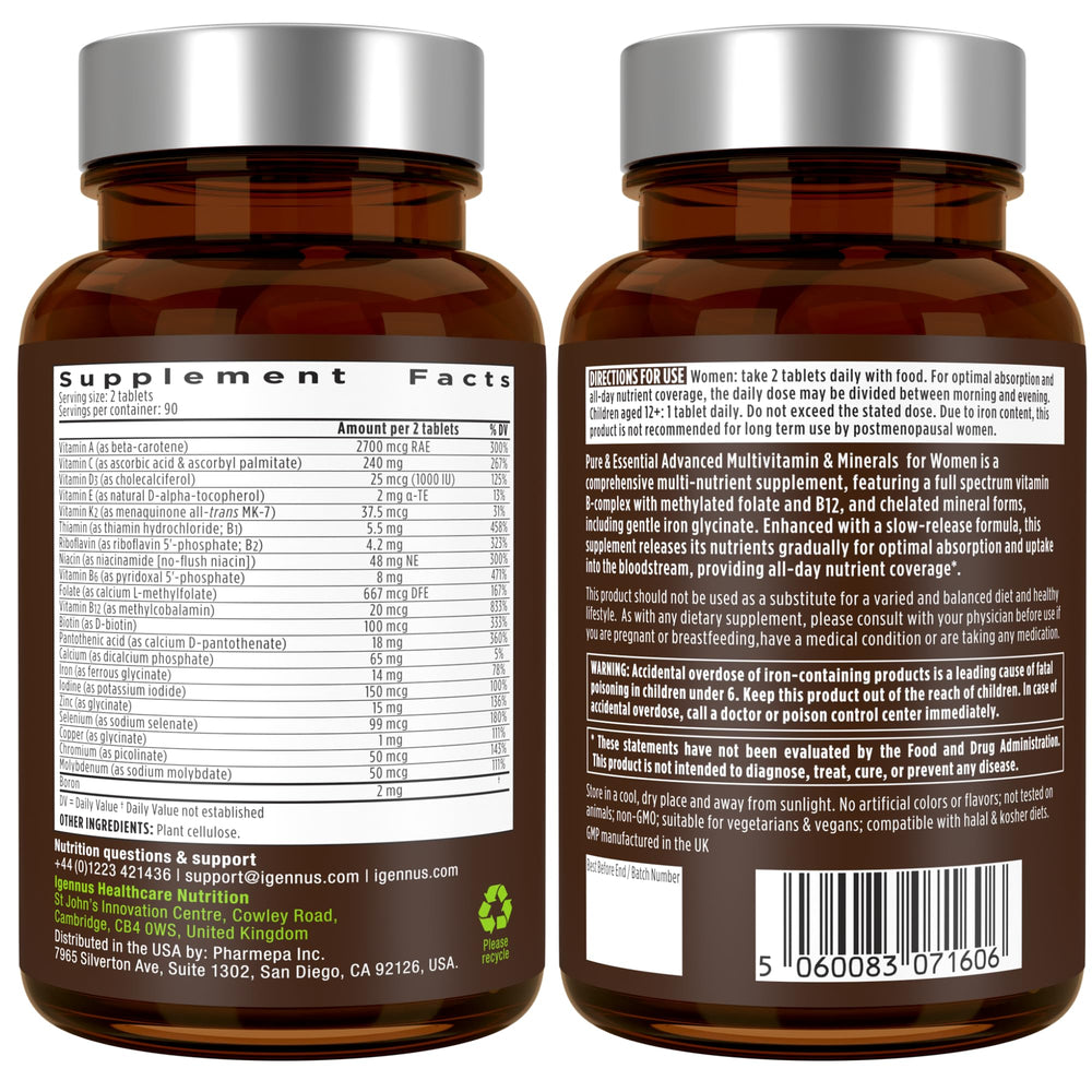 Igennus vegan-friendly badge supported on the product label.